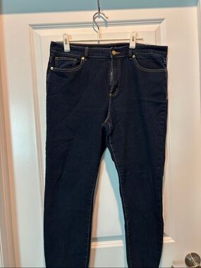 Michael Kors Women's Skinny Jeans in Dark Indigo